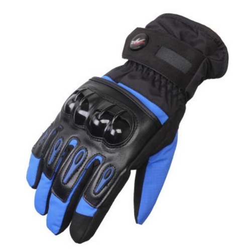 iFormosa PRO-BIKER 防寒 防風 防雨 バイクグローブ バイク 冬用 手袋 青 L