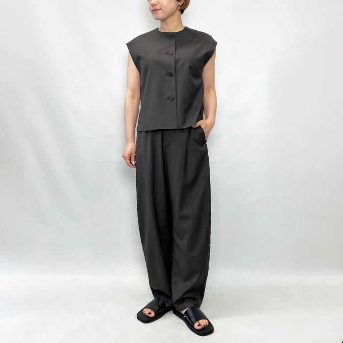 LOEFF ロエフ トロピカルウール ボンタンパンツ 88142000025 2026秋冬