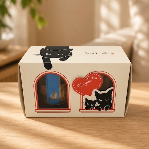 黒猫のクッキーBOX