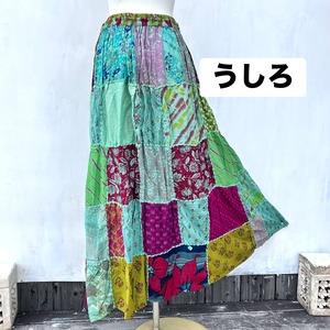 パッチワークふんわりスカート