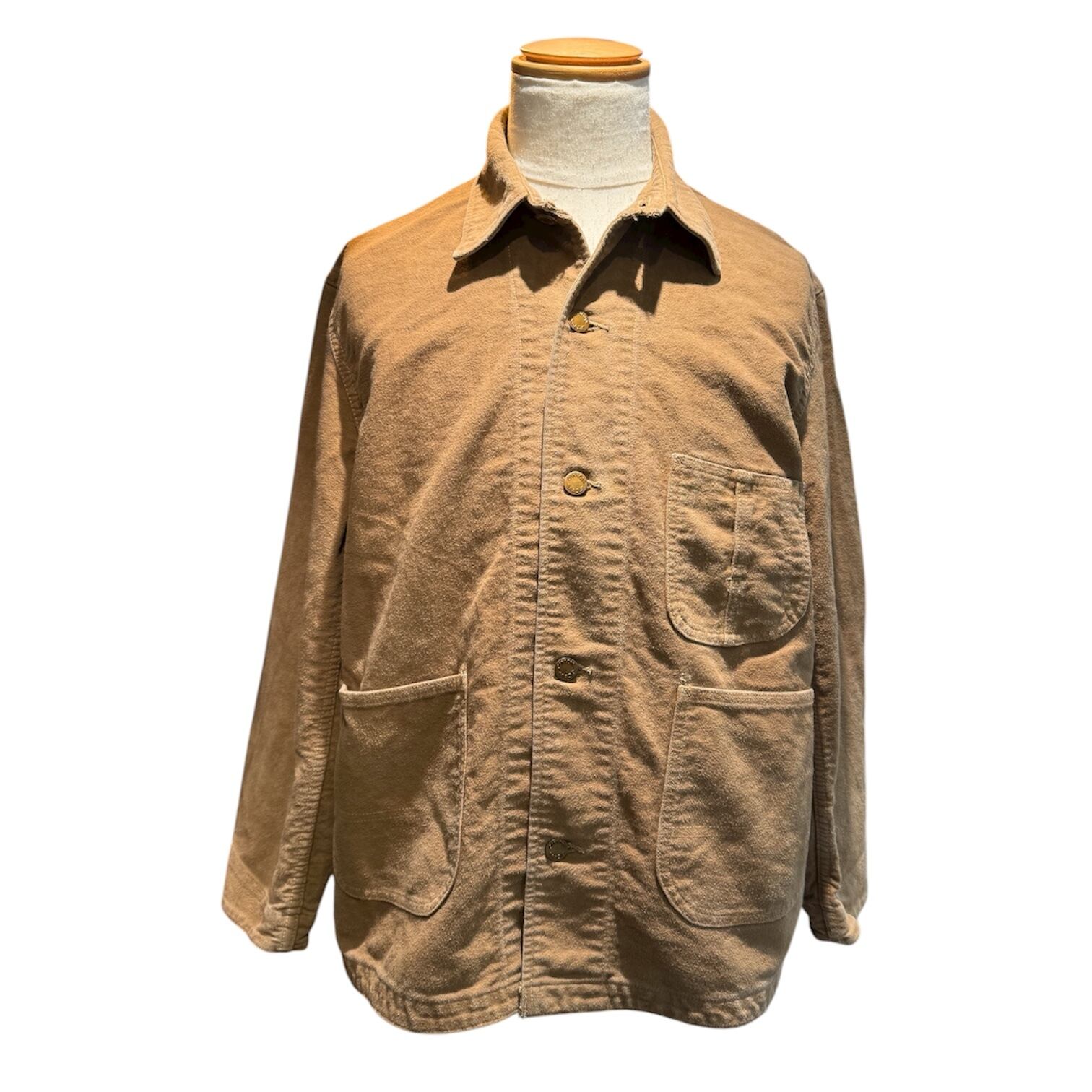 REMI RELIEF / Moleskin Coverall Jacket Beige | 【FLAGS】メンズ