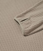 CALORA FLEECE HOODED PULLOVER_BEIGE