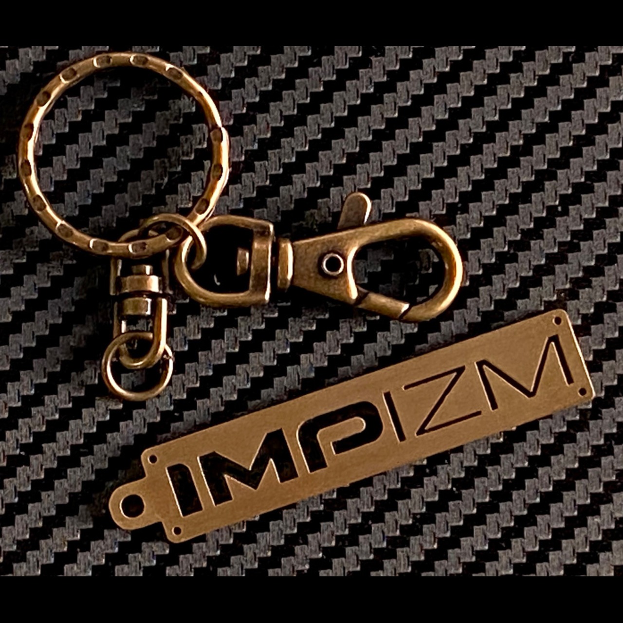 キープレート『IMPIZM』／真鍮プレート