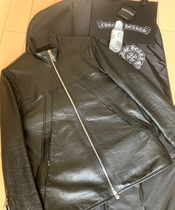 CHROME HEARTS クロムハーツ オールレザー コーチジャケット
