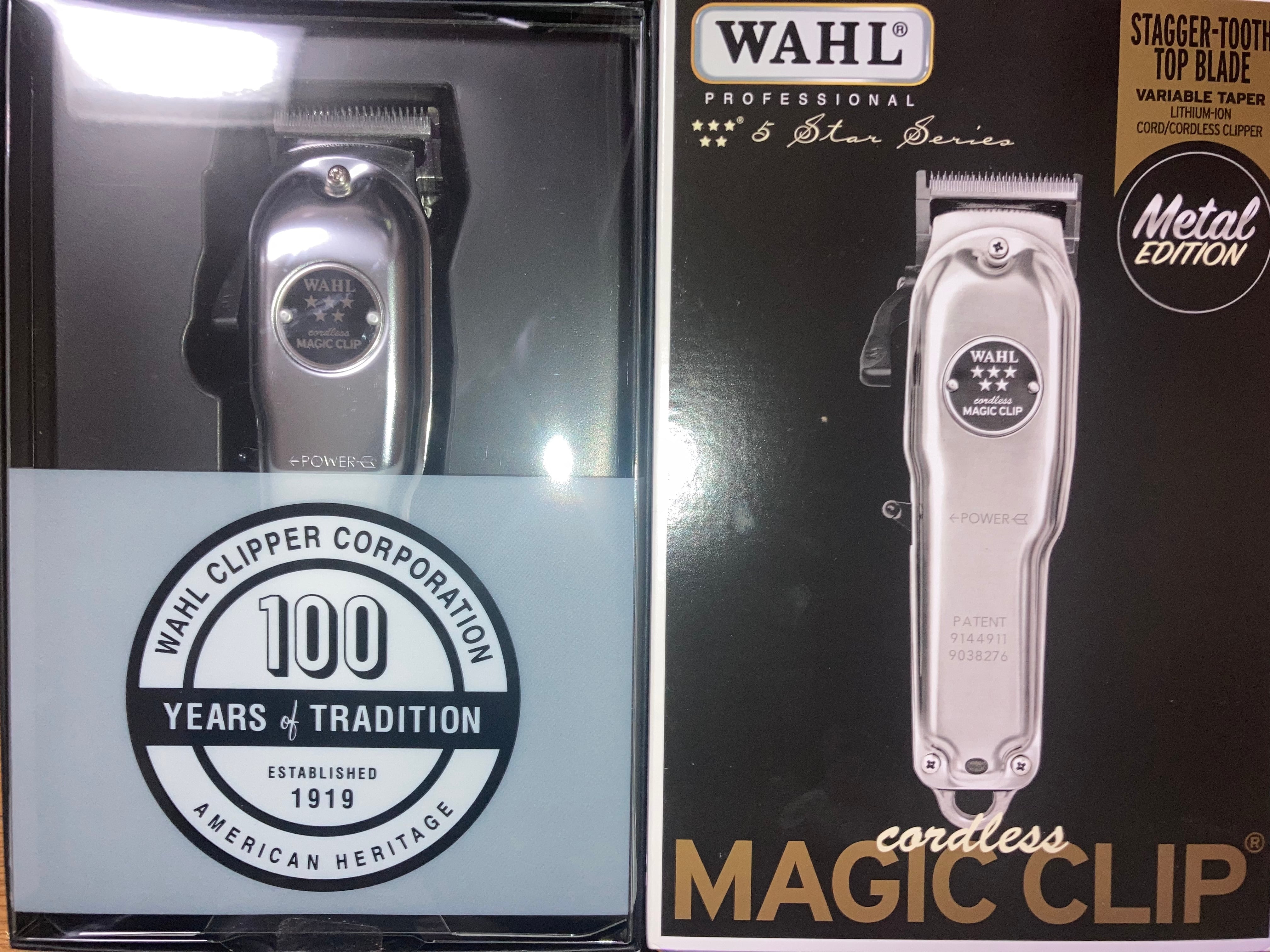 wahl ウォール　コードレスバリカン　マジッククリップ　シルバー　フルメタル