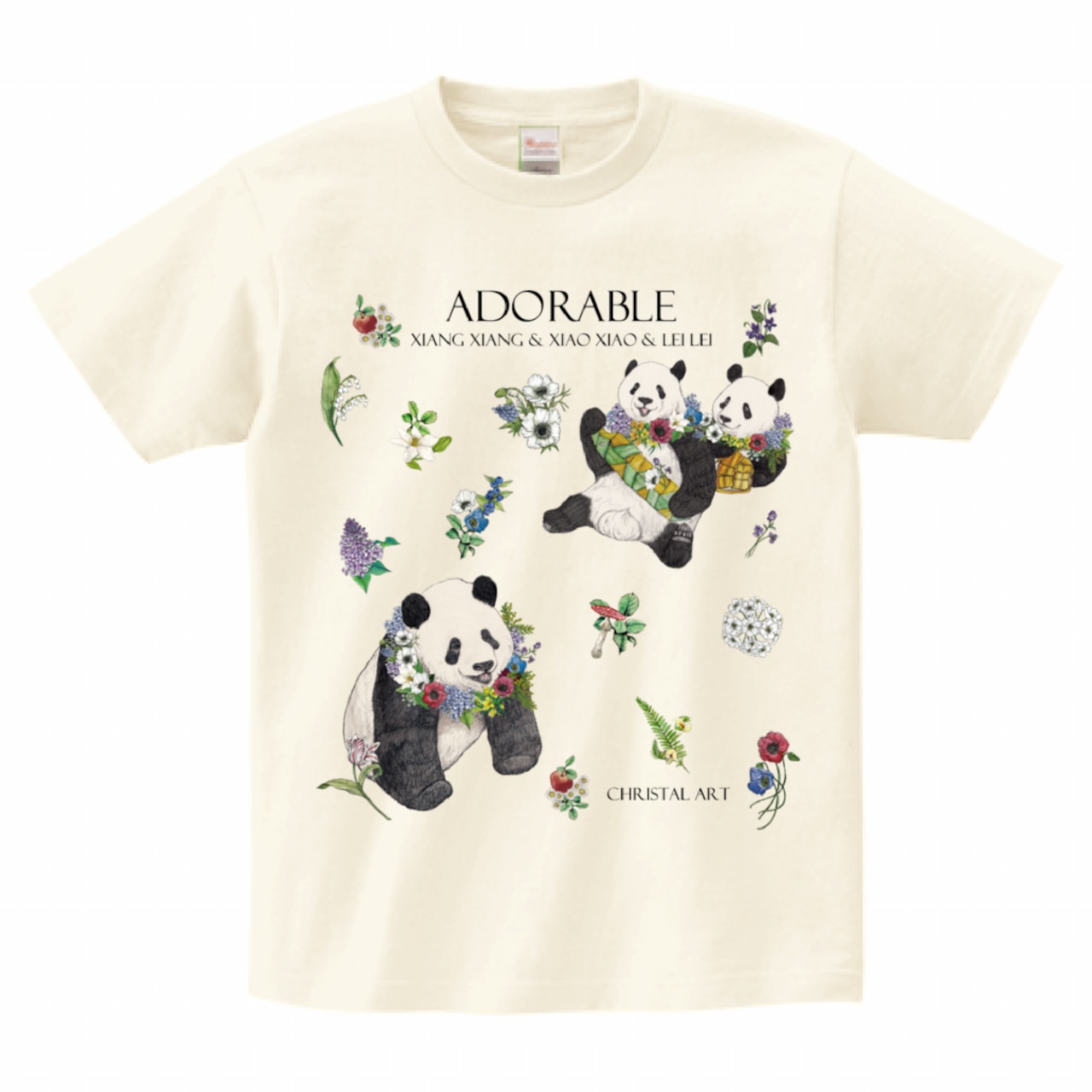 ◆受注生産◆6月Anniversary柄◆花輪シャンシャンとシャオレイ