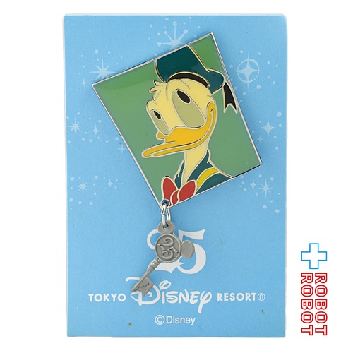 TDR 東京ディズニーリゾート 25周年記念 来園者配布品 ドナルドダック ピンズ キャラクタースケッチ 開封