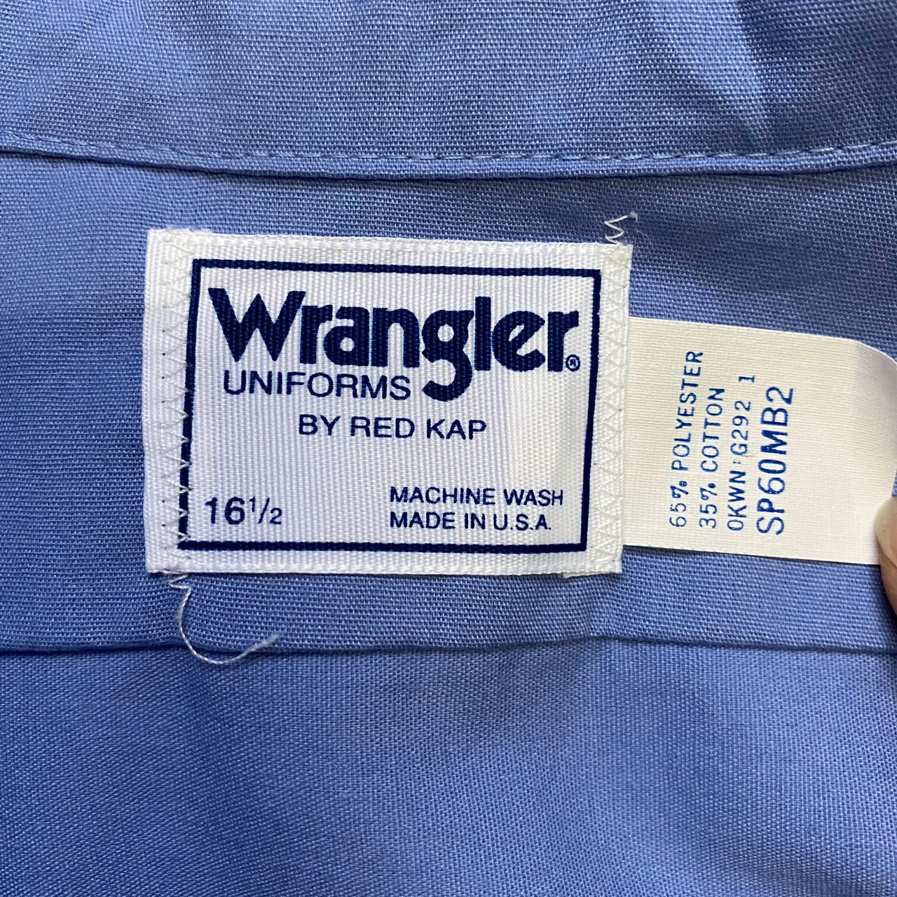 USA製 80年代 ビンテージ Wrangler UNIFORMS ラングラー RED KAP 無地 