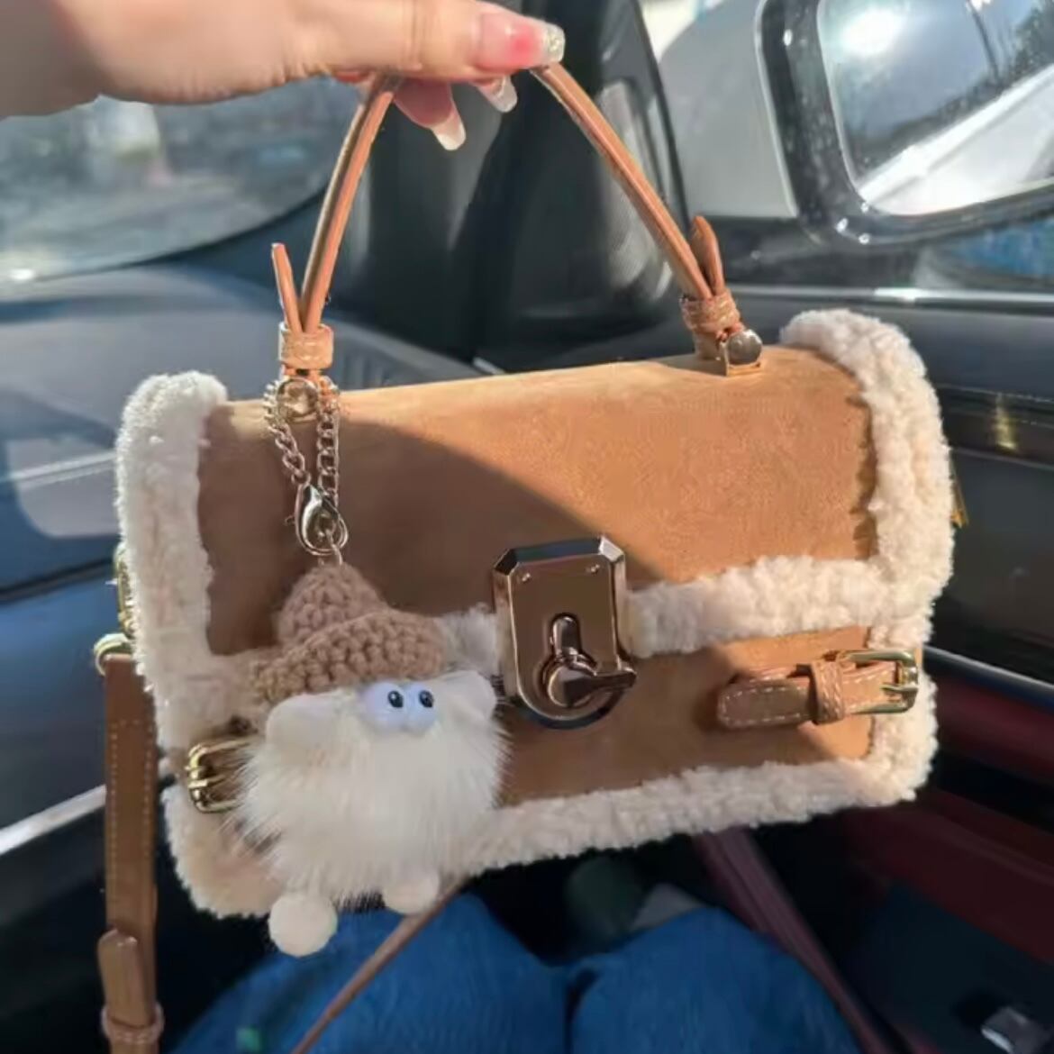 mouton square mini bag