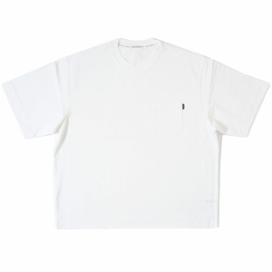 UNIVERSAL PRODUCTS. PIS NAME S/S T-SHIRT(WHITE)