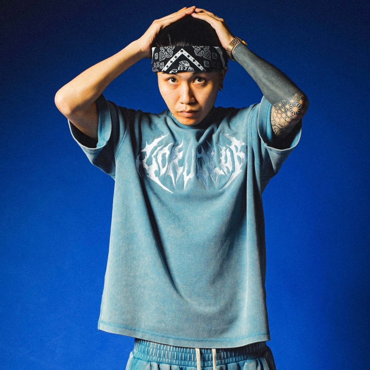 SPARKED LOGO PIGMENT TEE