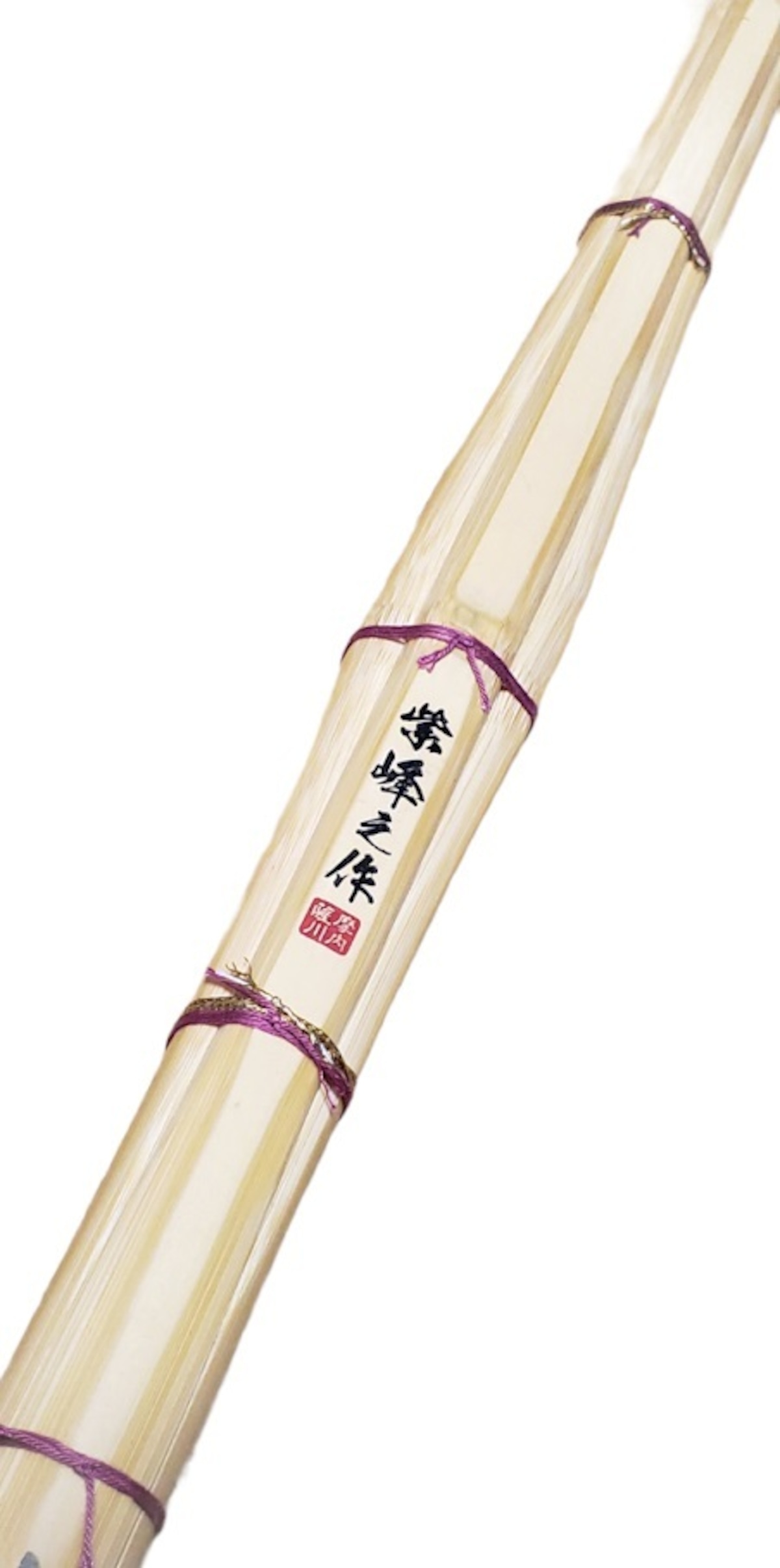 新品 剣道 極軽竹刀 住まう 3本セット 柄28mm 真竹 古刀型 立面