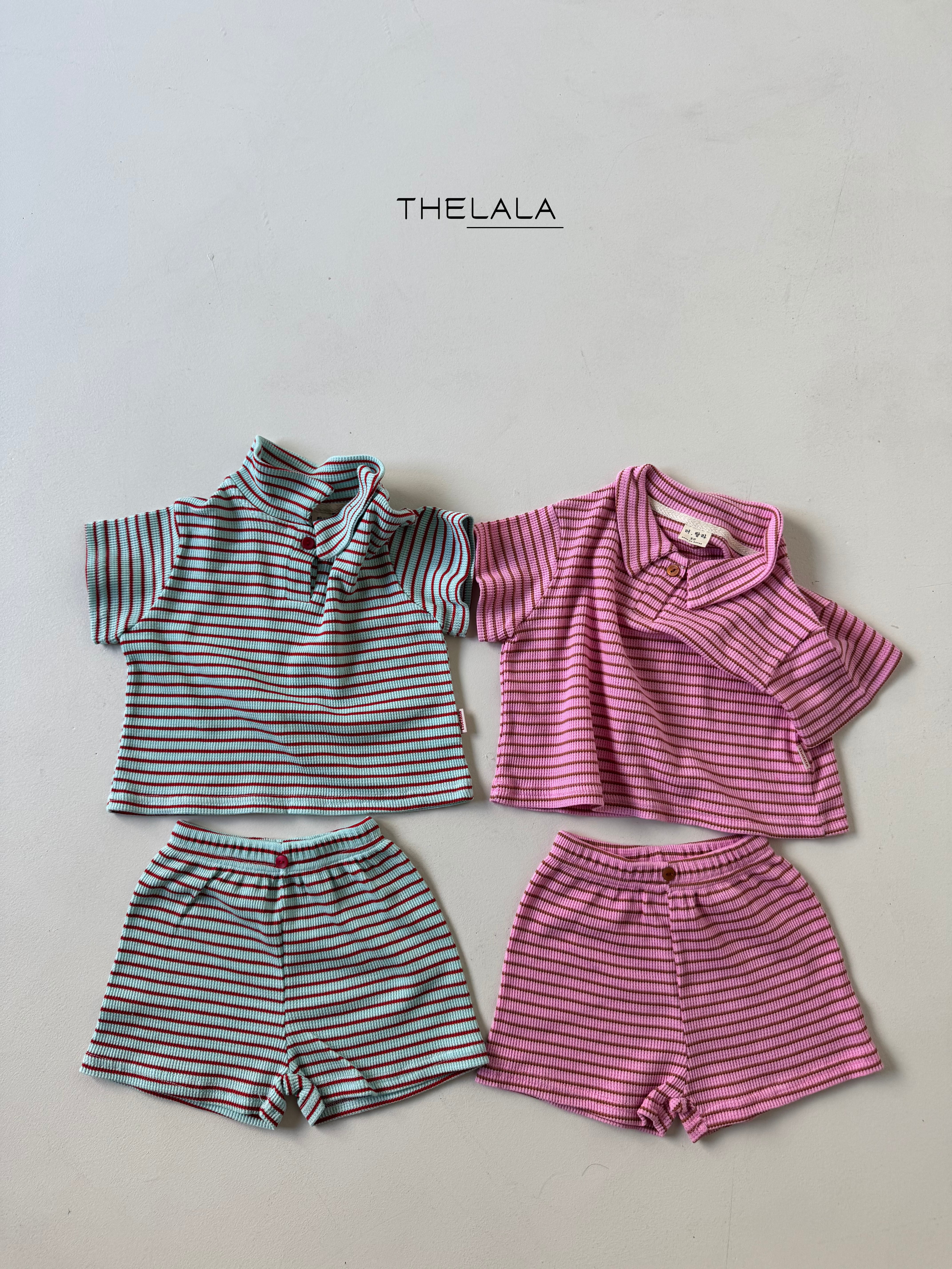 wow top&bottom set【the lala】※7月中旬〜下旬発送予定