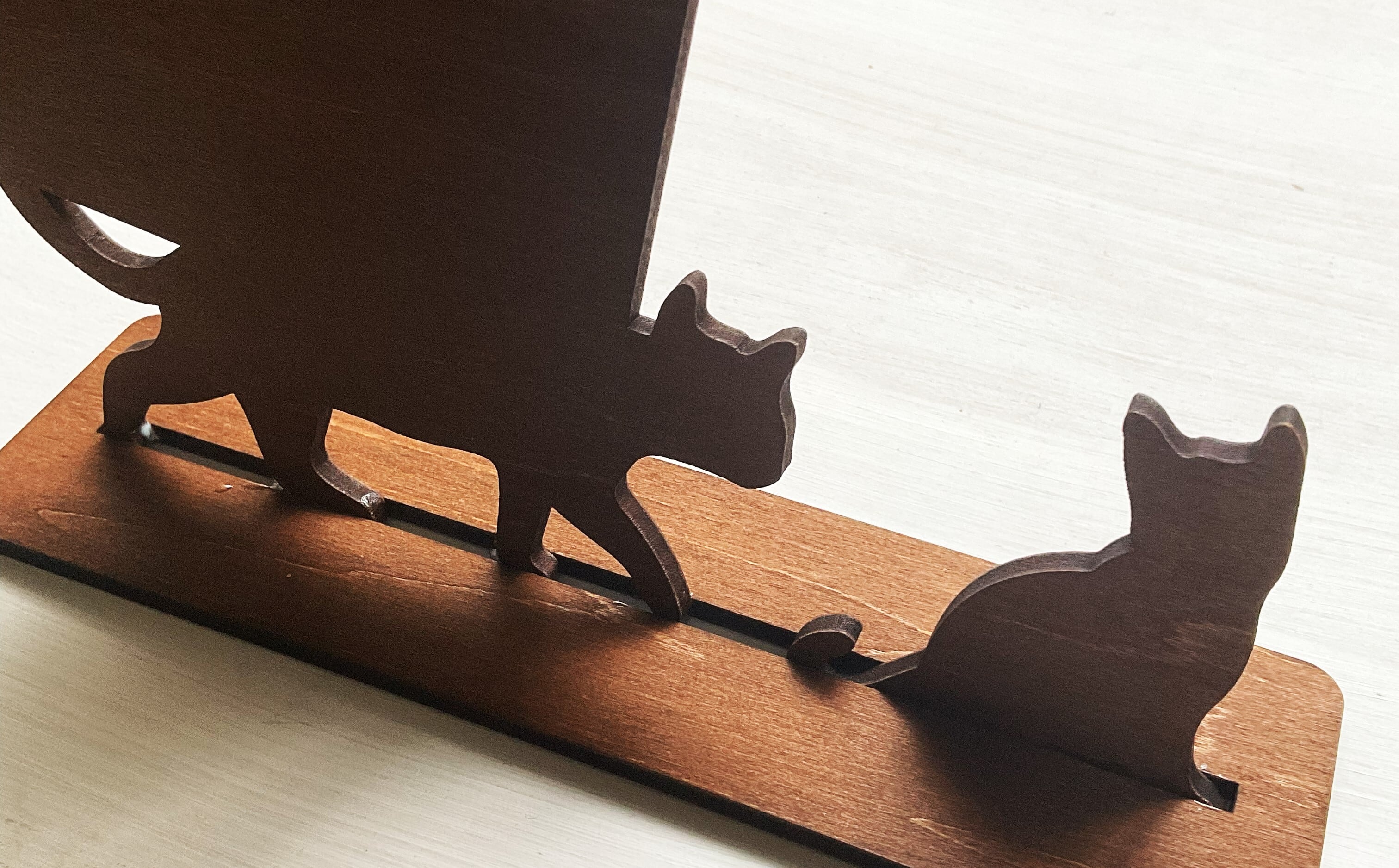 猫の伝言板（木製） | COLUMBOX 【職人一人の街の小さな工房】