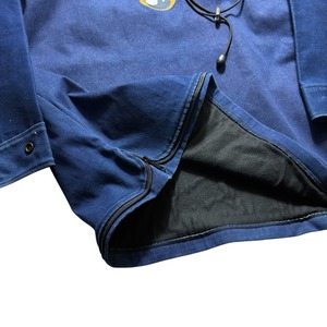 vintage 1990’s convertible denim pullover jacket