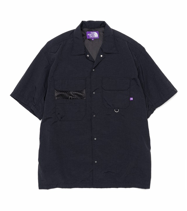 THE NORTH FACE PURPLE LABEL Lounge Field H/S Shirt NT3116N K(Black)