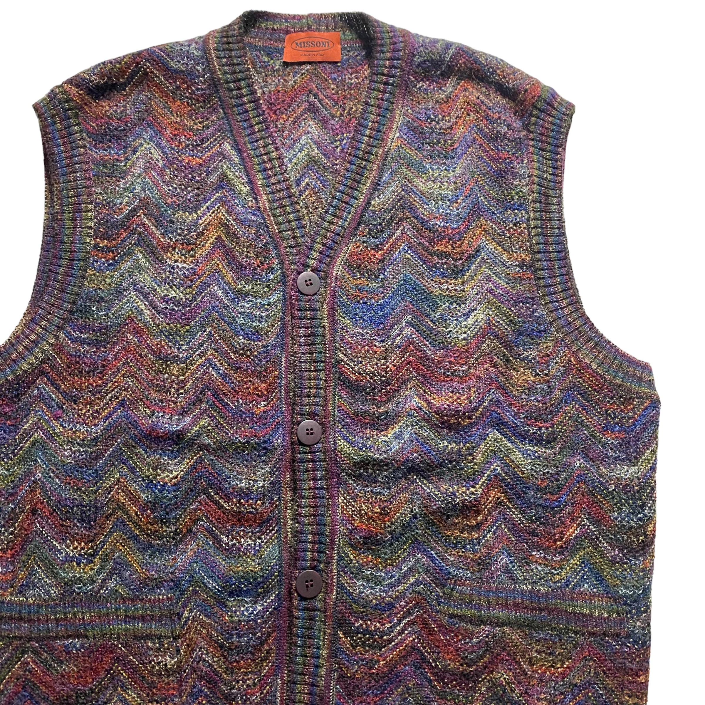 MISSONI MOHAIR VEST ベスト　ニット　モヘア MISSONI MOHAIR VEST ベスト ニット モヘア