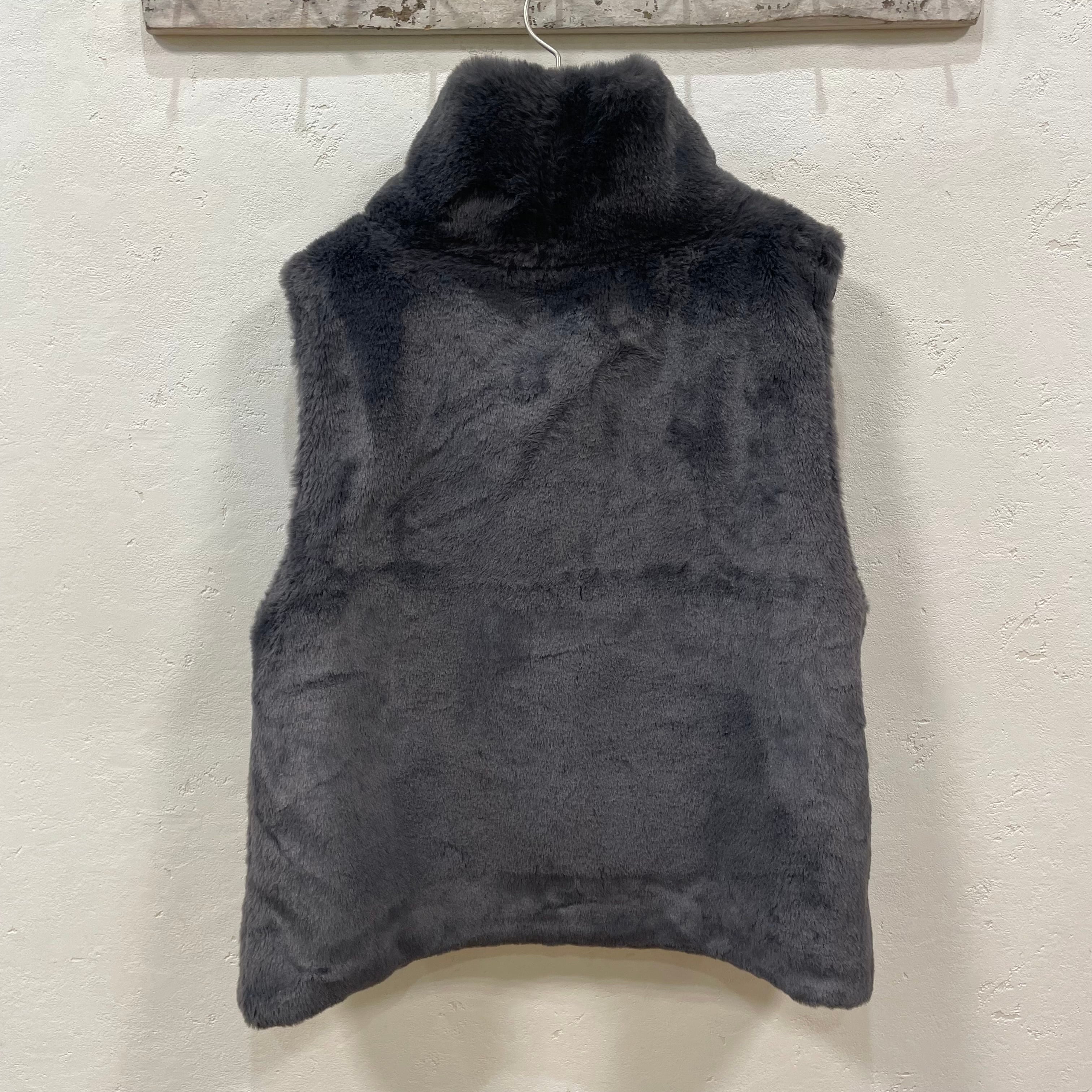 CYANtokyo バックオーバーハイネックファーベスト(P)(N) | whispermusee