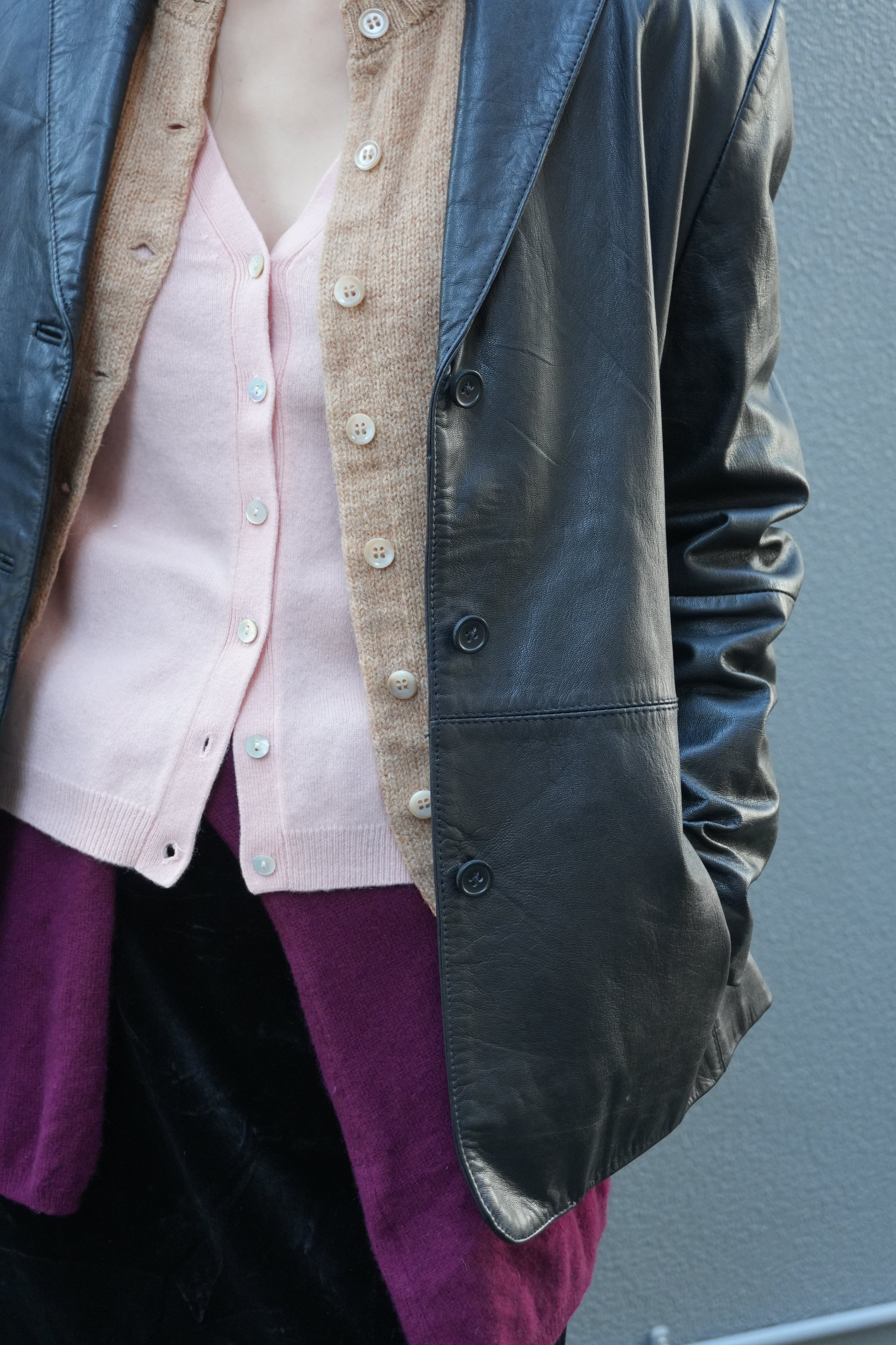 90s leather jacket
