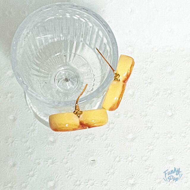 ❁送料無料❁fac0093❁(箱入り)ミニチュア ハートパイクッキー ピアス