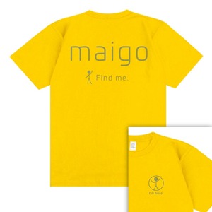 迷子Tシャツ “弱め” イエロー