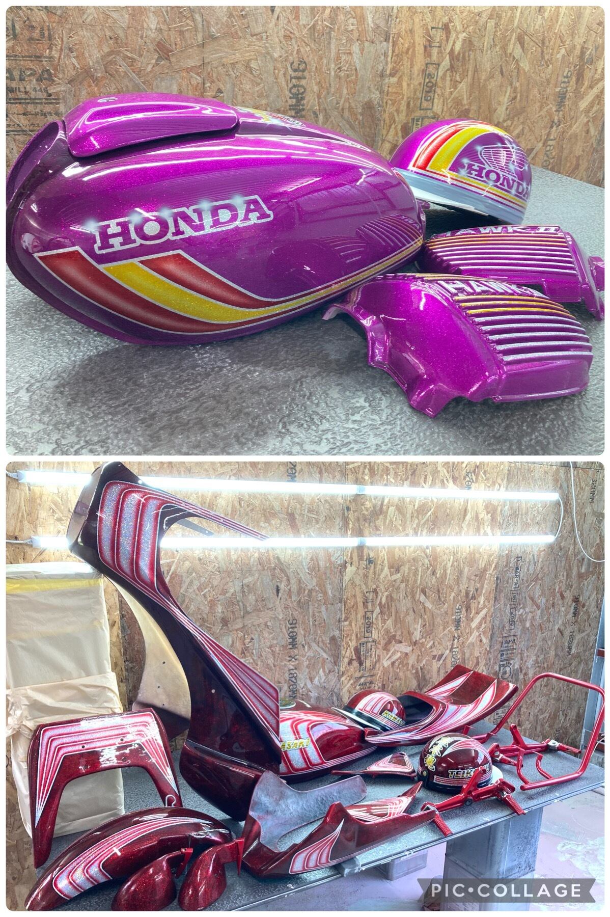 豊富な100%新品 バイク塗装 オーダーペイント カスタムペイント 反射