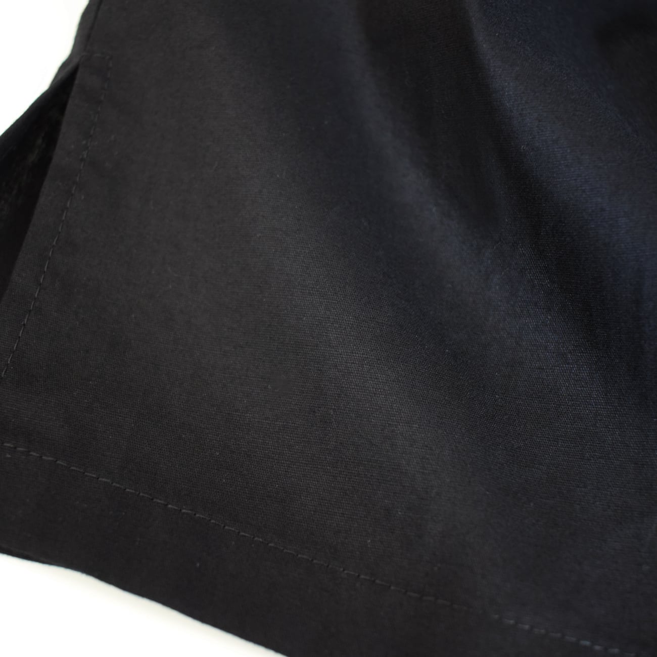 コットン100％ 大襟シャツブラウス：黒［TO19LSBK］ | skep-online shop