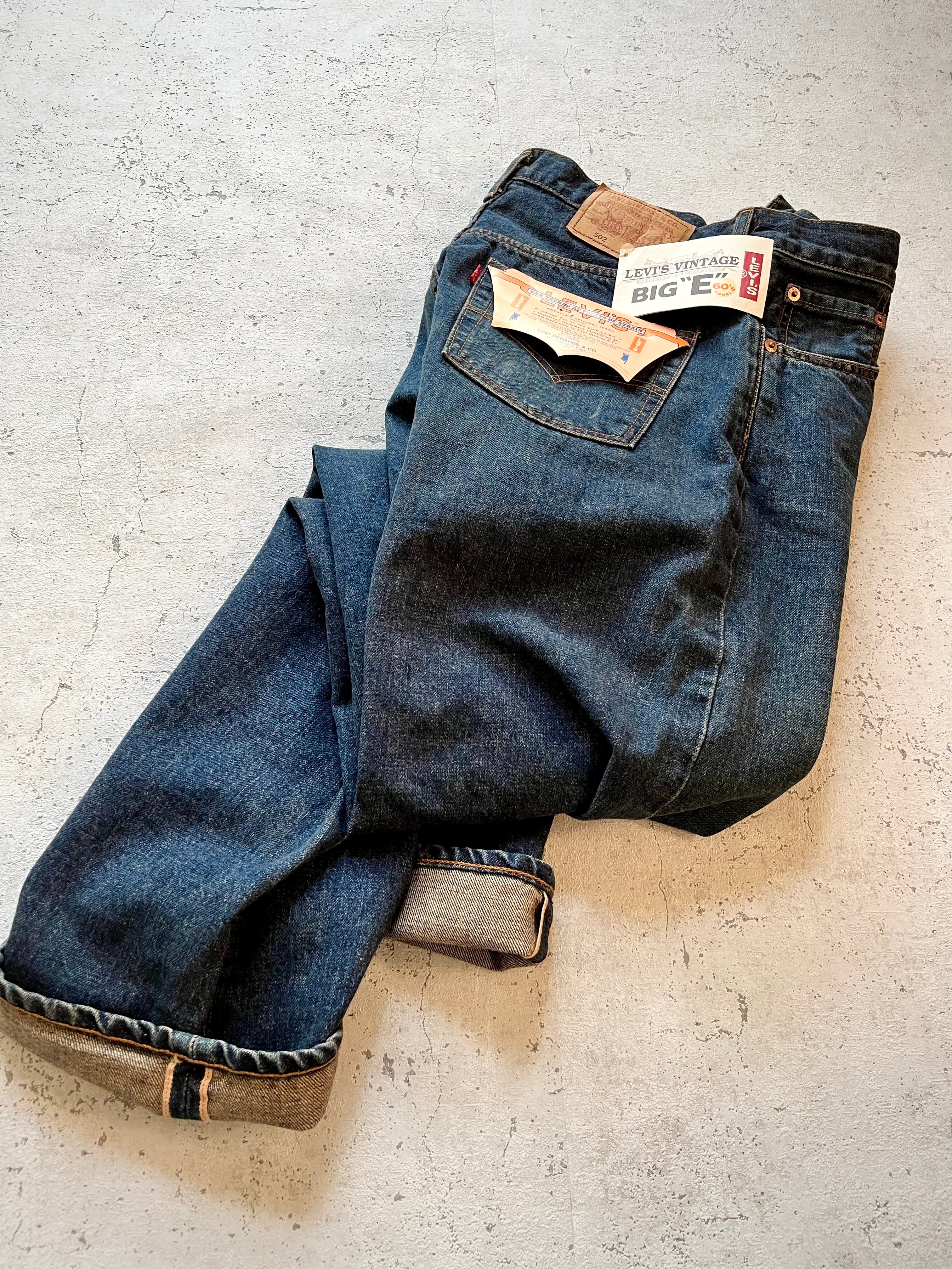 DEAD STOCK 90s LEVI'S 502-XX Big-E 140th 60s MODEL USED LOOK OLD ...