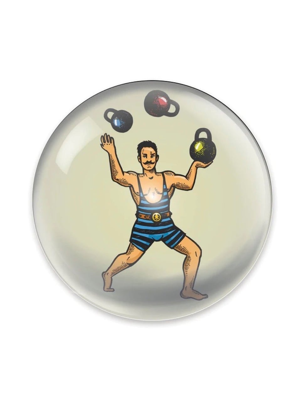 ペーパーウェイト 「サーカス ストロングマン」 / Paperweight "Circus Strongman"