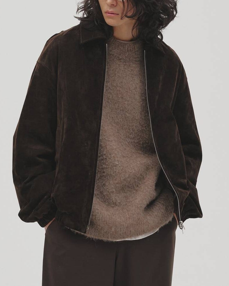 TODAYFUL(トゥデイフル) Suede Zip Blouson | サウスオレンジ｜メンズ