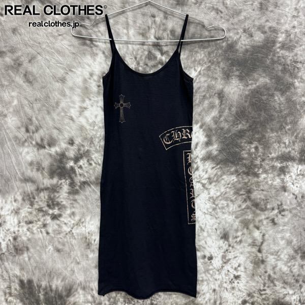 正規品】Chrome Hearts クロムハーツ キャミ キャミワンピ 黒 S キャミ ワンピ ブラック（黒）系 CHROME HEARTS(クロムハーツ