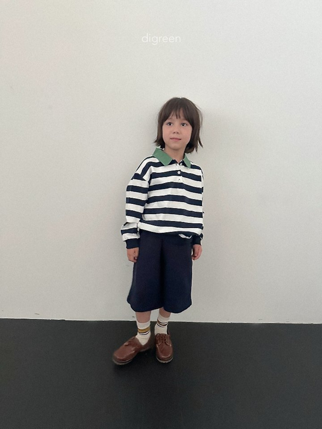 韓国子供服 / Digreen / 26Autumn / moss bermuda / バミューダパンツ *S~XXL*
