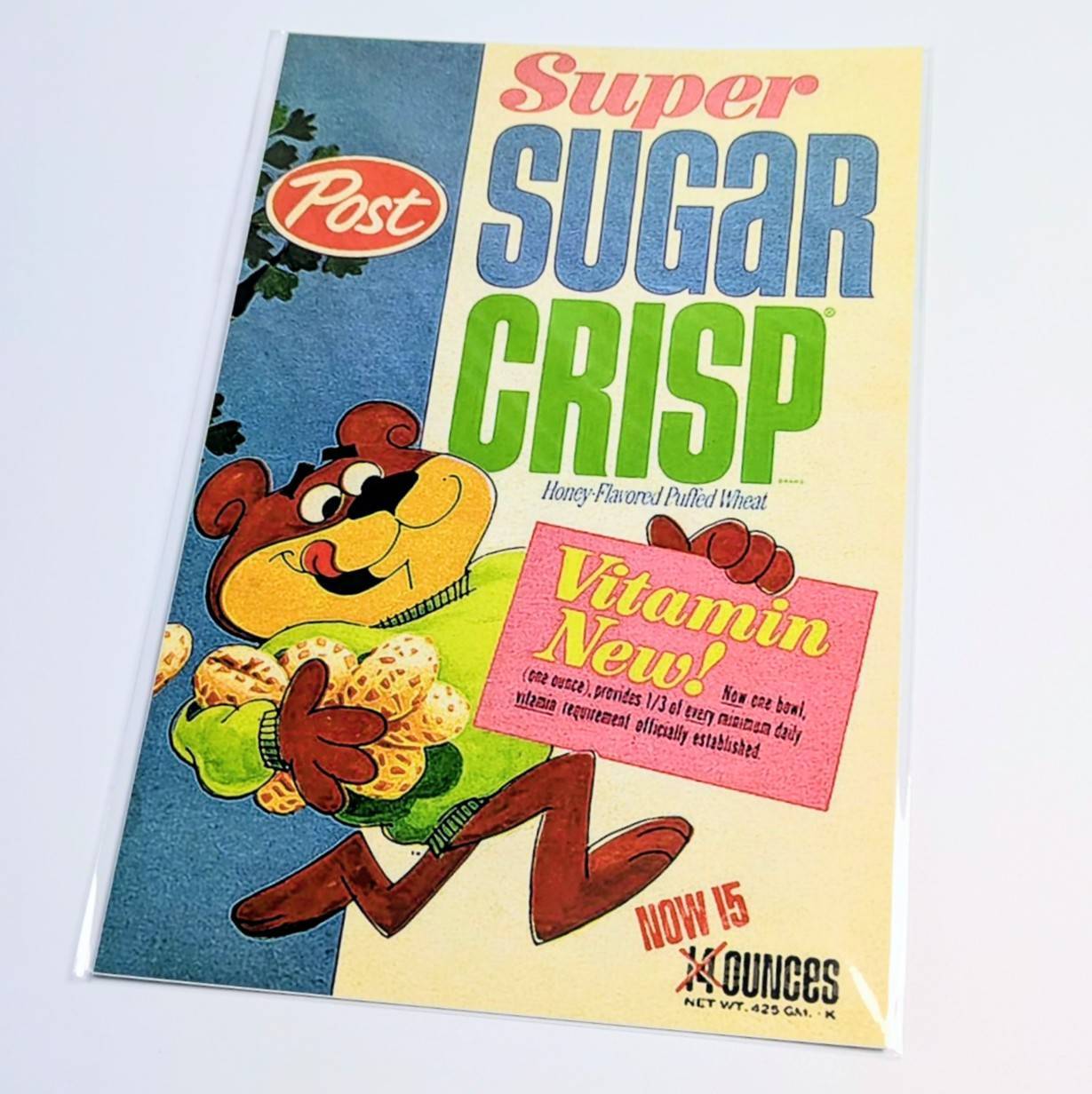 狭いスペースでも◎待望のB5ポスター！【 Super Sugar Crisp ( スーパーシュガークリスプ ) 】  POSTER / ポスター 〚アメリカン雑貨 アメトイ〛