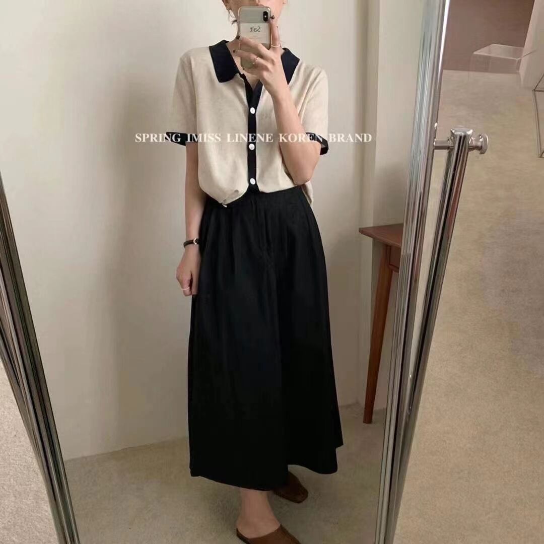 配色カーディガン　AJ2205-664