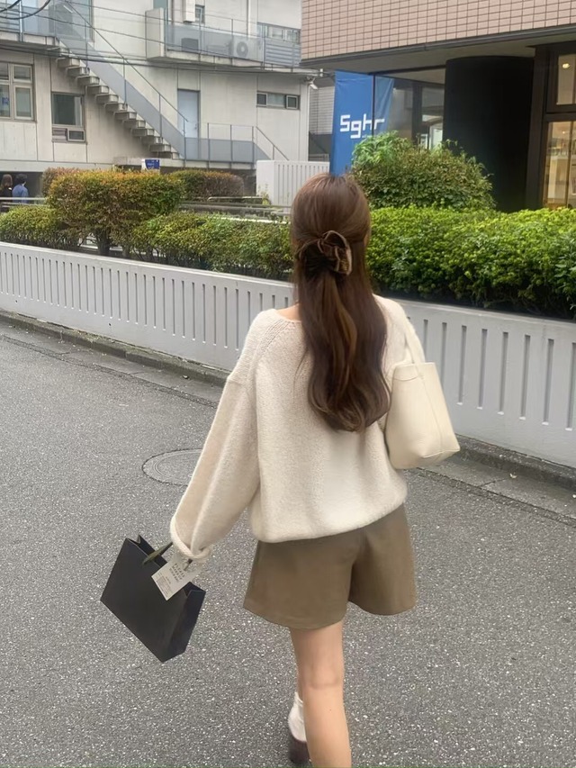 (予約) LITER / Merry velvet scrunchie 2color