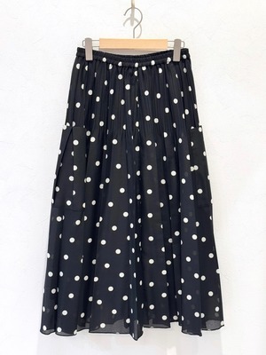 ドット変形スカート