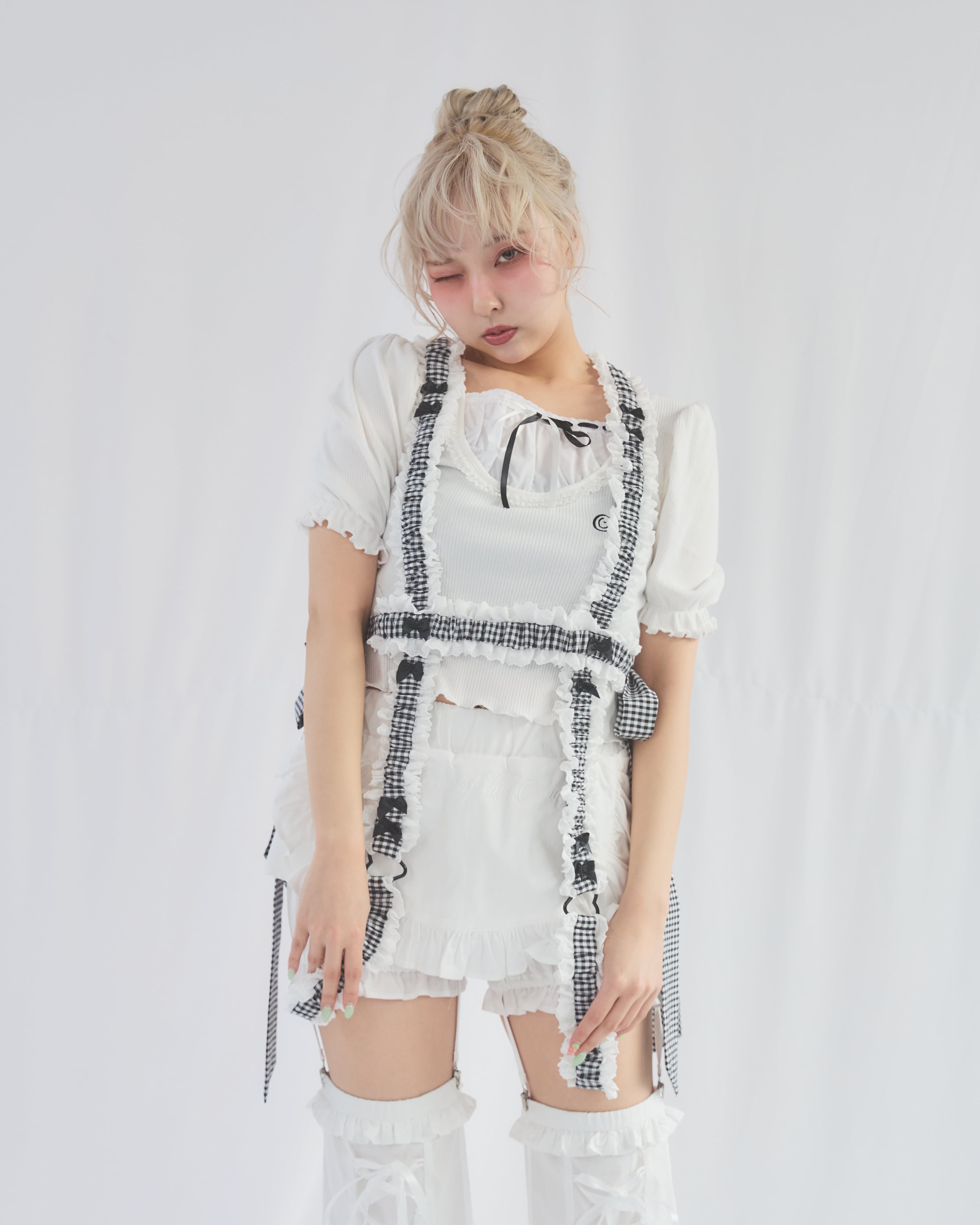 Starry⭐︎フリルレースリボンハーネス | lilLilly official webstore