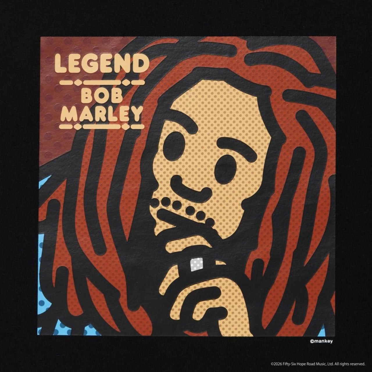【CITY COUNTRY CITY】CITY COUNTRY CITY x BOB MARLEY_COTTON T-SHIRT_LEGEND