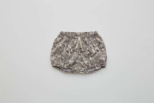 【22SS】eLfinFolk(エルフィンフォルク)Folk art print  bloomers(80/90/) ブルマ