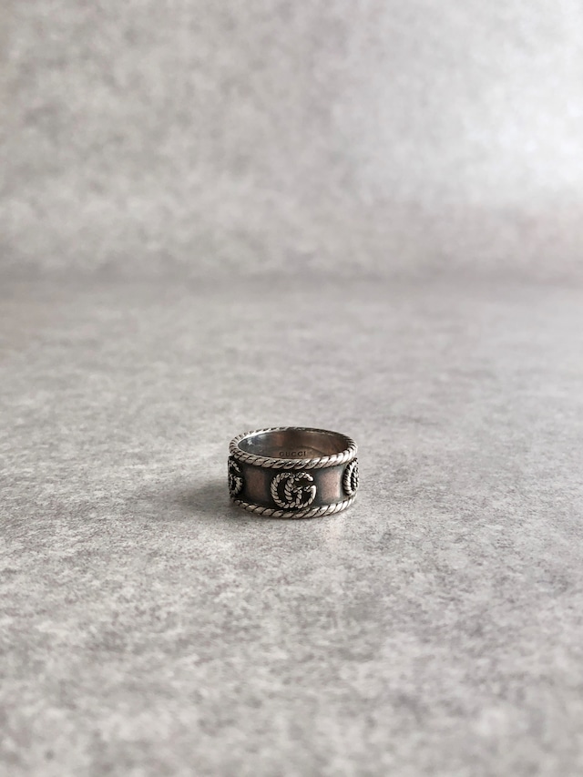 GUCCI グッチ 指輪 シルバー マーモンド 925 チェーンリング vintage ヴィンテージ オールド 6gdf8j