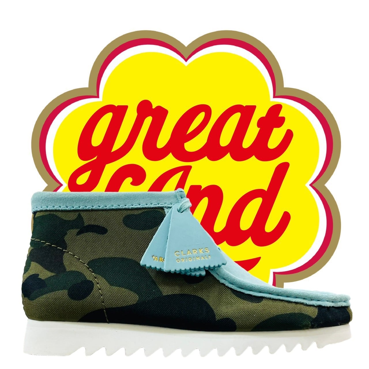 A BATHING APE x CLARKS WALLABEE BOOTS GREEN 8.5 100JJ9637 | BRAND 