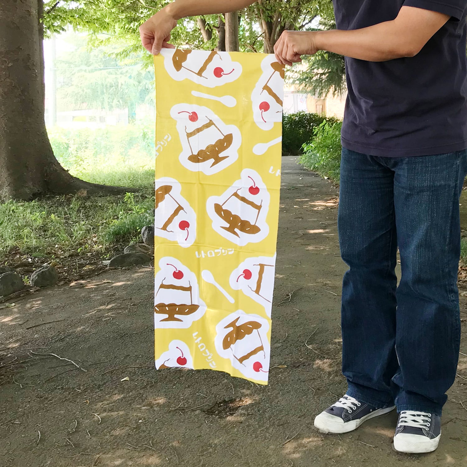 手ぬぐい レトロプリン 631034 | パピアプラッツBASE店