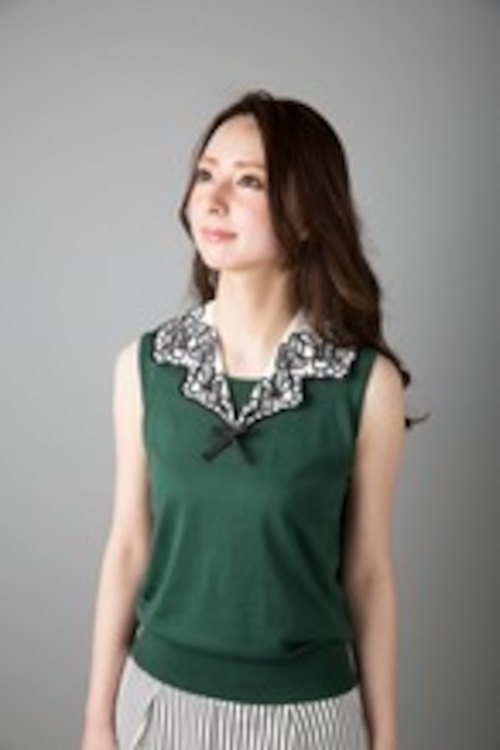 LC-050 ジャバラ刺繍の付け襟