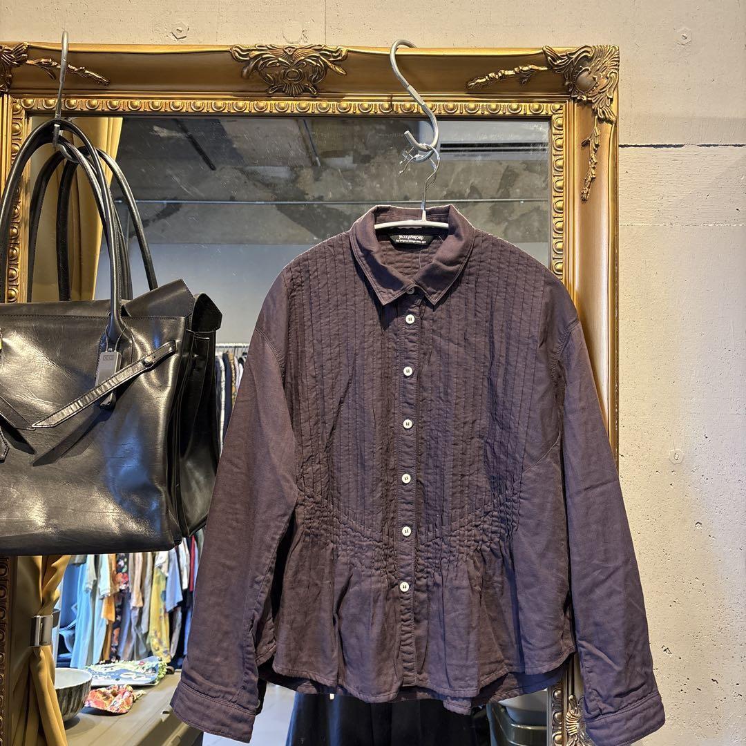 55 アナトリエ anatelier レース ハイネック 花柄 ブラウス シャツ anatelier - 55 アナトリエ anatelier レース ハイネック 花柄
