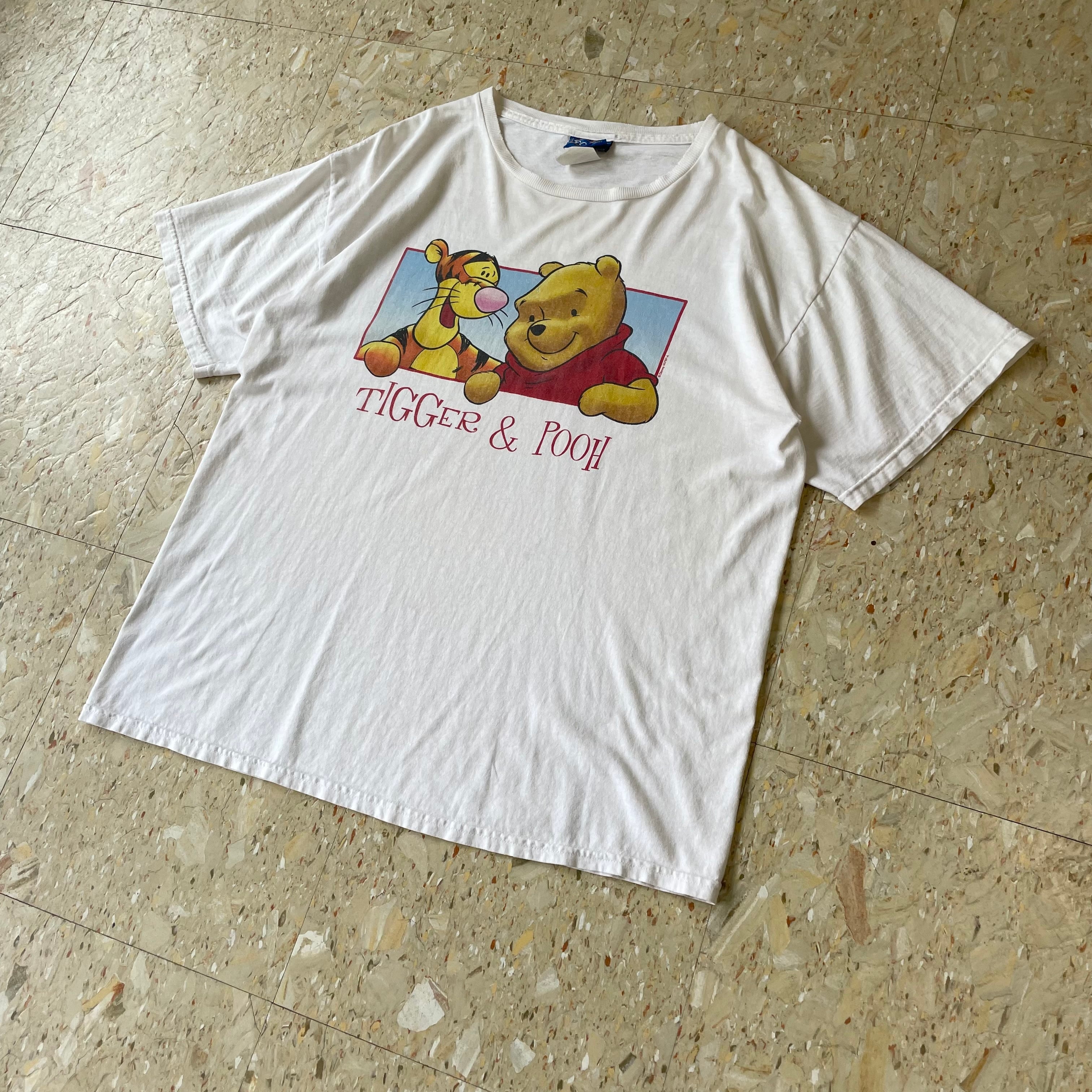 90s 【くまのプーさん】 Disney ティガー 両面プリント Tシャツ 90s 【くまのプーさん】 Disney ティガー 両面プリント Tシャツ