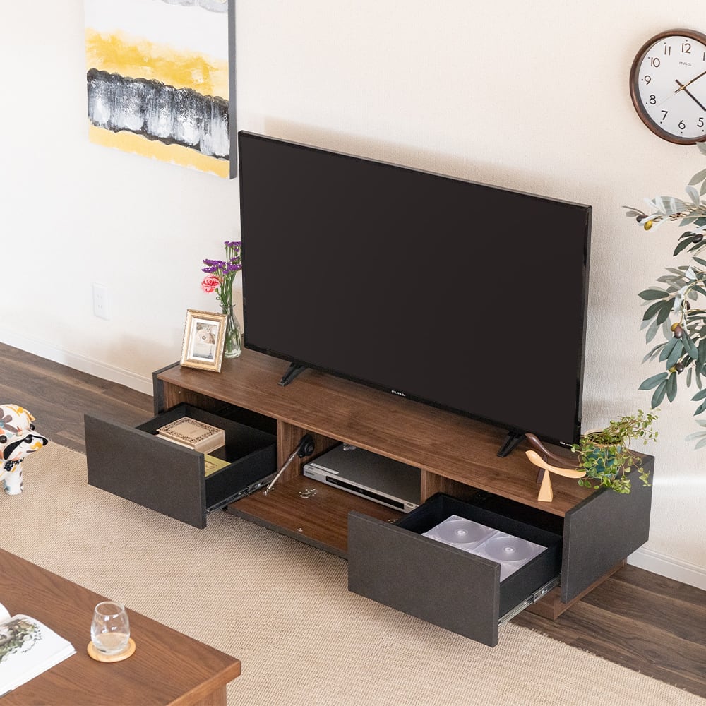 10%OFF】テレビ台 ローボード 完成品 140cm TV台 テレビボード テレビ