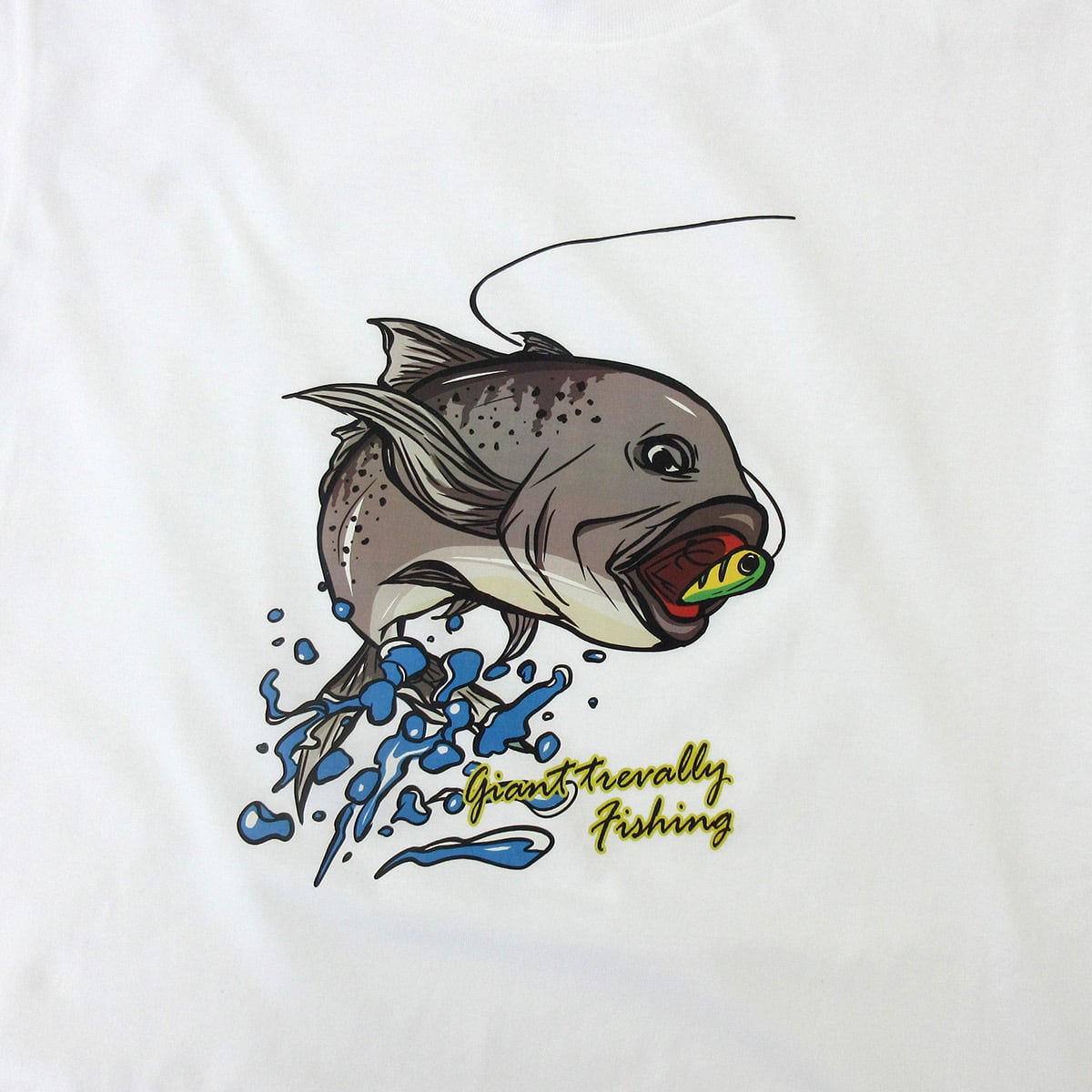 GT ロウニンアジ Tシャツ rf21 海釣り ルアー フィッシング 釣り好き 釣り人 誕生日 父の日 敬老の日 ギフト プレゼント