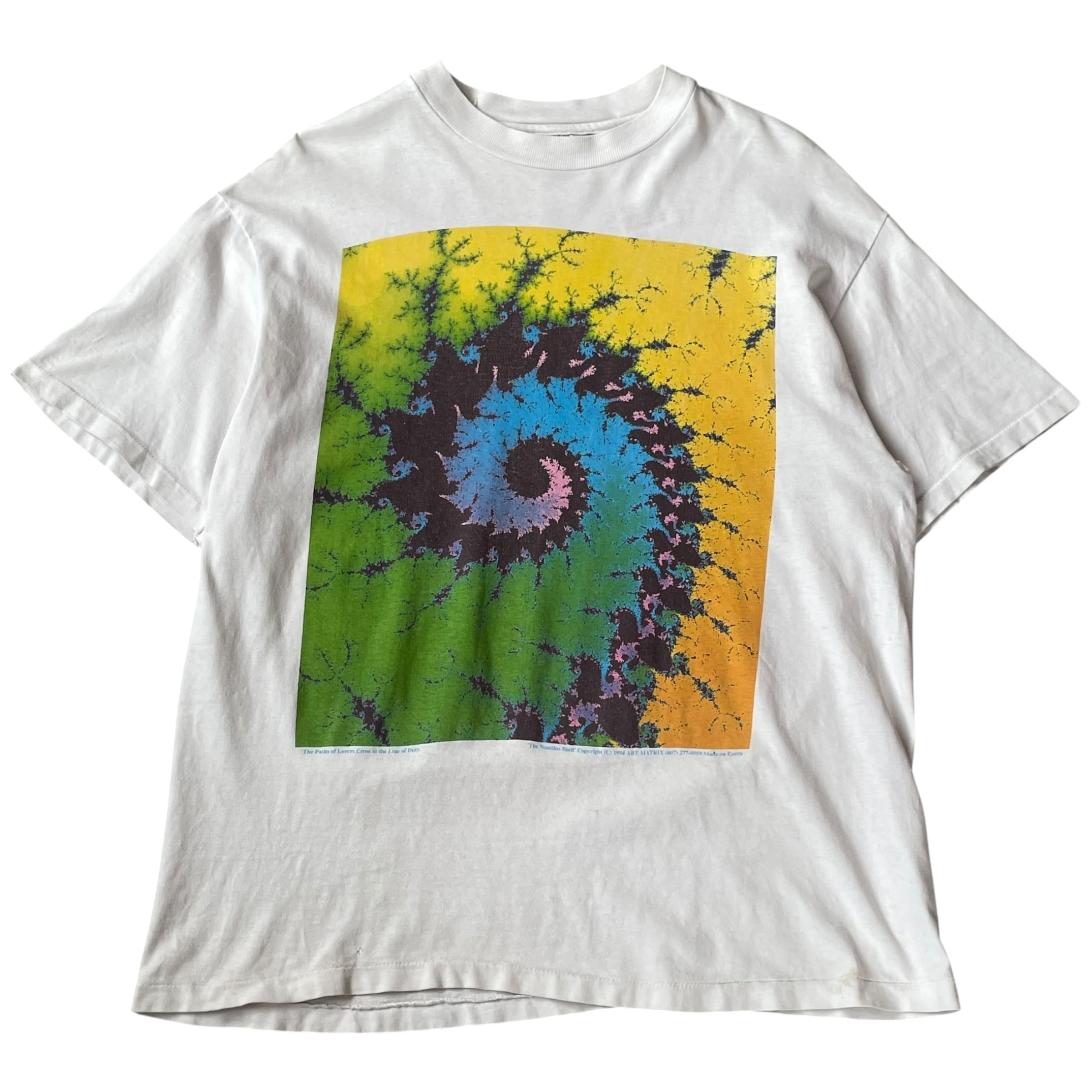 1994s ART MATRIX "fractal art" T-shirt
