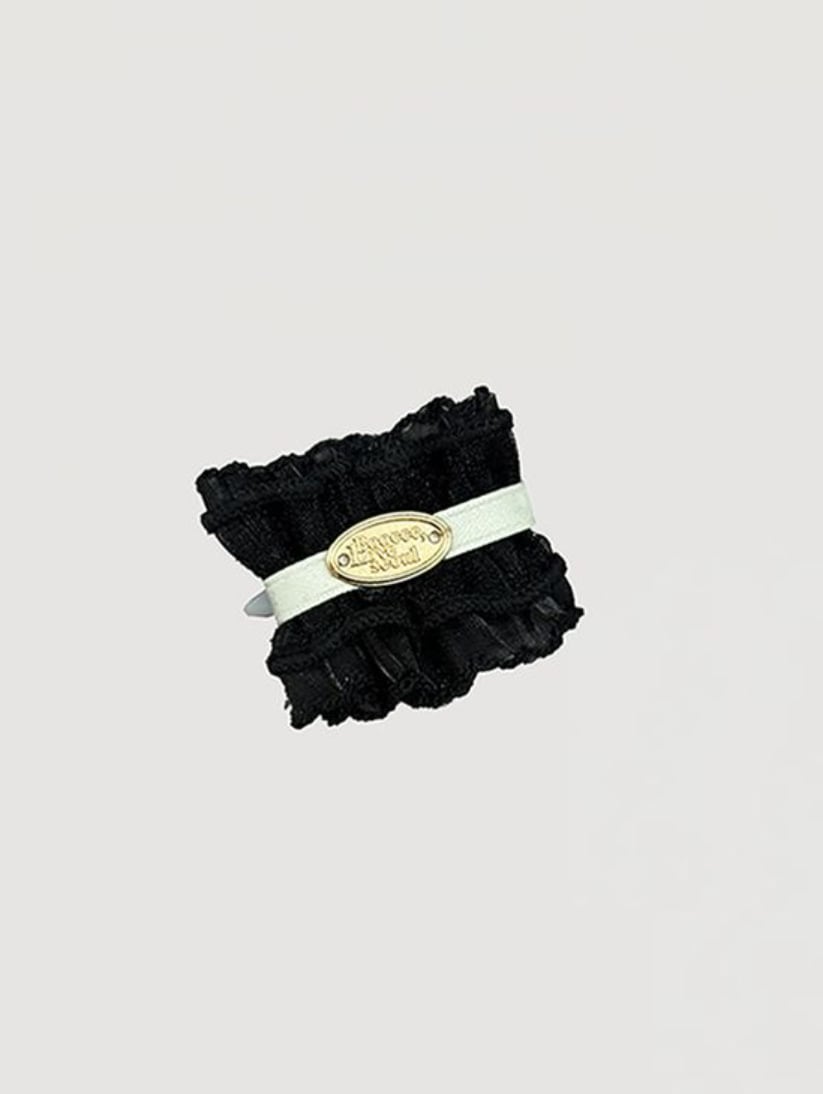 予約【BOOCCE】FRILL LACE PIN（Black）