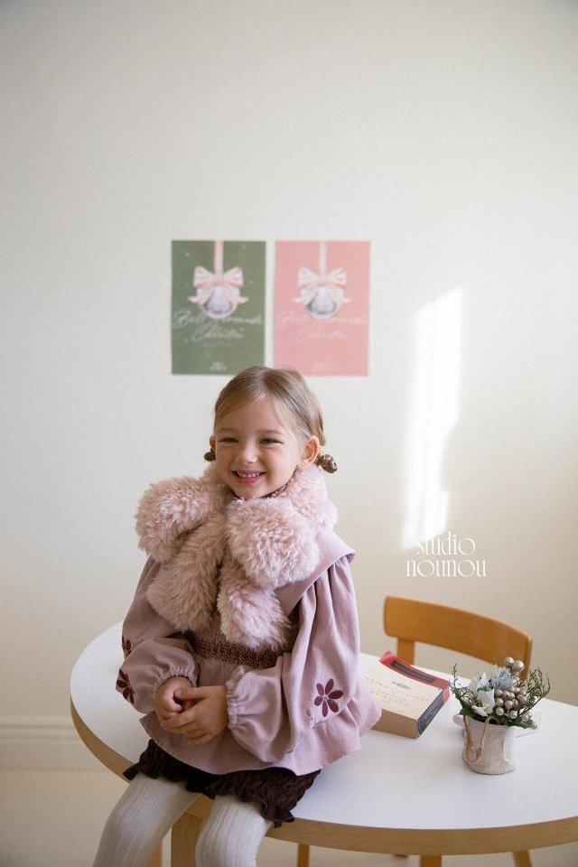 【予約商品】2025 冬 新作 STUDIO NOUNOU スタジオヌヌ テディファーマフラー